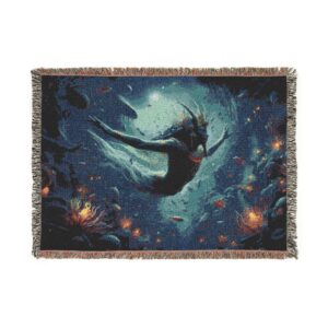 Mystical Blue Nommo Woven Blanket