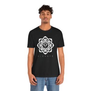Elevate Mandala Tee — Spiritual ‘ELEVATE’ Yoga T-Shirt